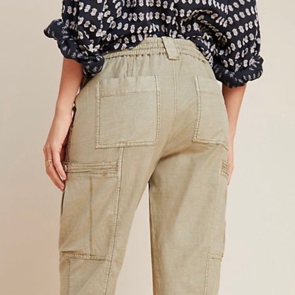 Anthropologie Angela Cropped Cargo Pants size 26 - Picture 3 of 4